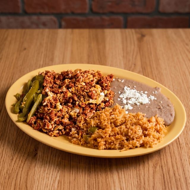 Chorizo with Eggs.
