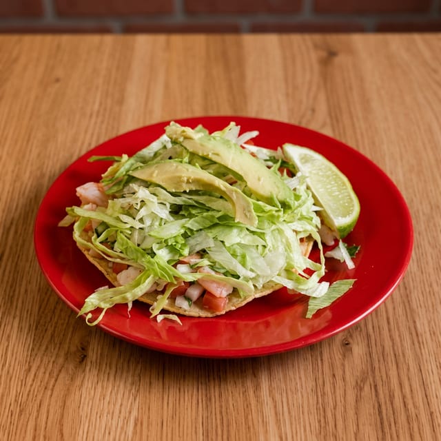 Tostada de Ceviche.